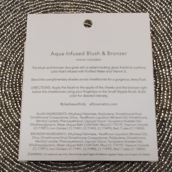 ELF Aqua-Infused Blush & Bronzer- Set of 2 - Picture 3 of 3